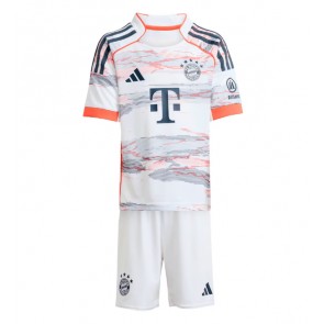 Bayern Munich Joshua Kimmich #6 Udebanetrøje Børn 2025-26 Kortærmet (+ Korte bukser)